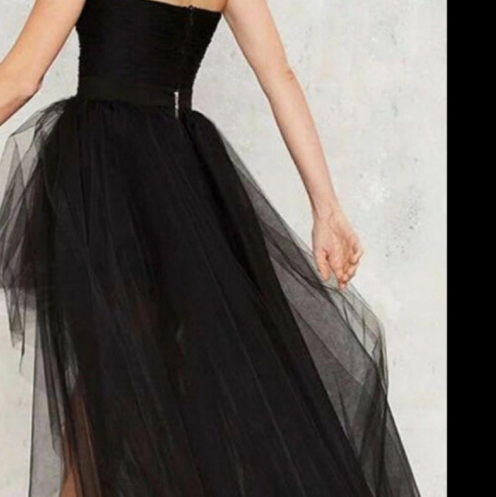 Halloween costume Idea Make It Goth,Tulle Tiered Layered maxi Mini skirt Black - Picture 5 of 11
